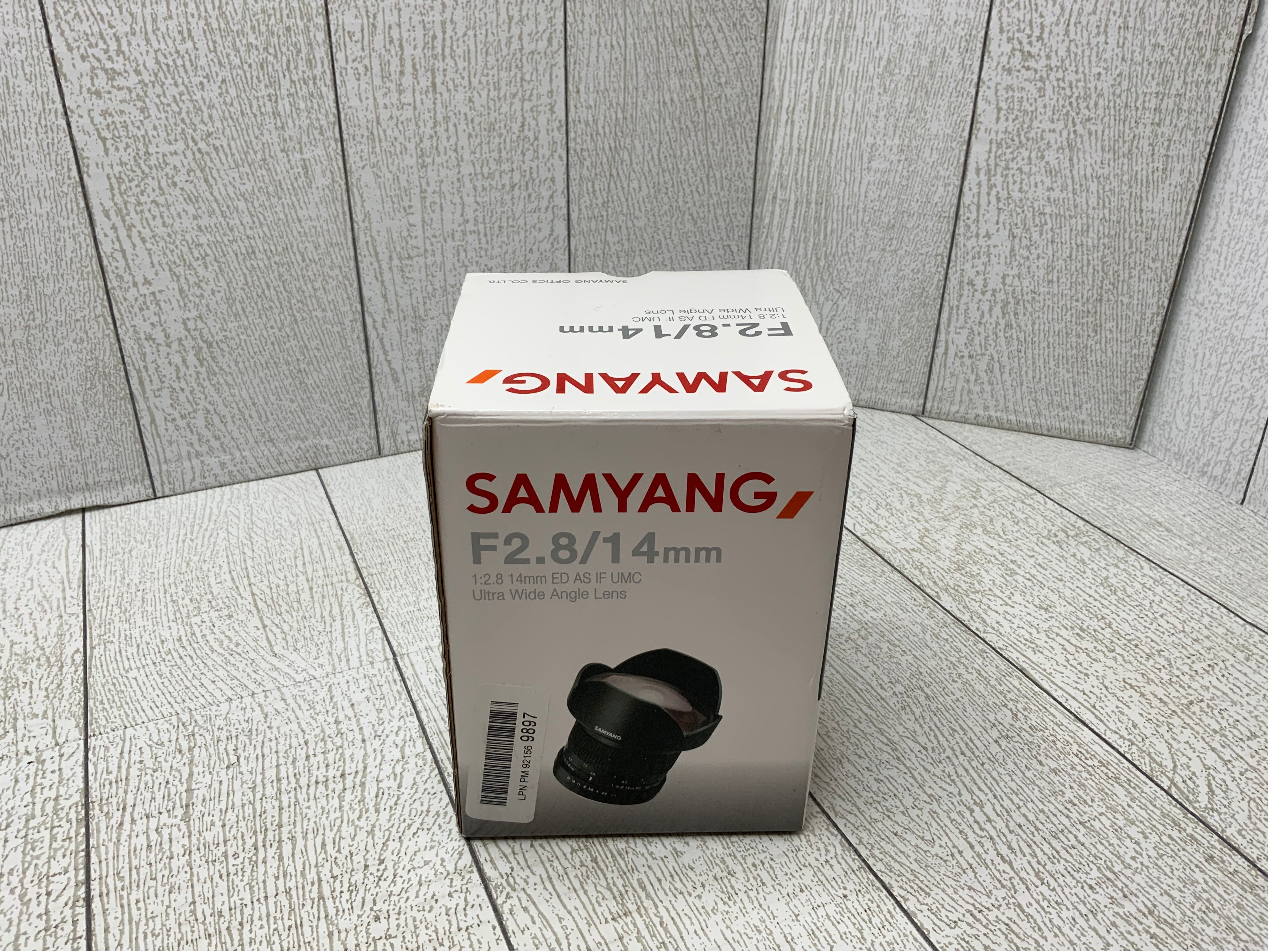 Samyang F2.8/14mm Lens (Canon RF) Ultra Wide Angle Lens (8016355393774)
